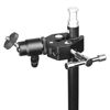 Picture of ChromLives Camera Clamp Mount Ball Head Monitor Clamp Super Clamp and Mini Ball Head Hot Shoe Mount with 1/4''-20 Tripod Screw for LCD/DV Monitor, LED Lights, Flash,Microphone and More 2Pack