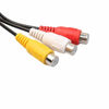 Picture of NEORTX S-Video (4 Pin) Male to 3 RCA AV Female Cable Audio Video Adapter Conversion Laptop PC Computer Connector