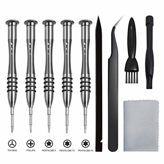 Picture of Screwdriver Set for MacBook, Tri-Wing Phillips Pentalobe 5 Pentalobe T5 Pentalobe T6 Screwdrivers Repair Tool Kit for Apple MacBook Mac Retina Pro Air