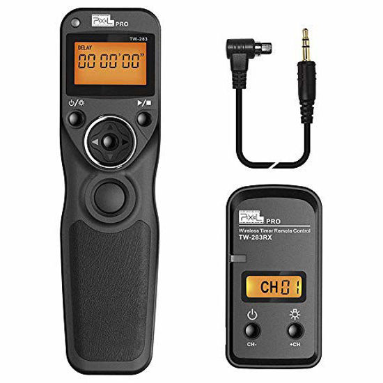 Picture of Wireless Shutter Release Cable Wired Remote Control Shutter Timer TW-283 N3 for Canon EOS 1D X Mark II,1D X,1Ds Mark III,1Ds Mark II,1Ds,1D Mark IV,1D Mark III,1D II N,1D Mark II,5D Mark III,5D IV