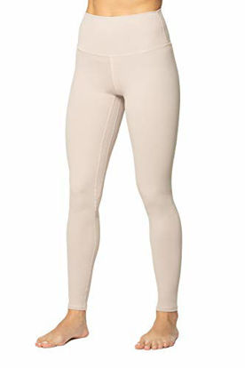 Picture of Sunzel Workout Leggings for Women, Squat Proof High Waisted Yoga Pants 4 Way Stretch, Buttery Soft Beige