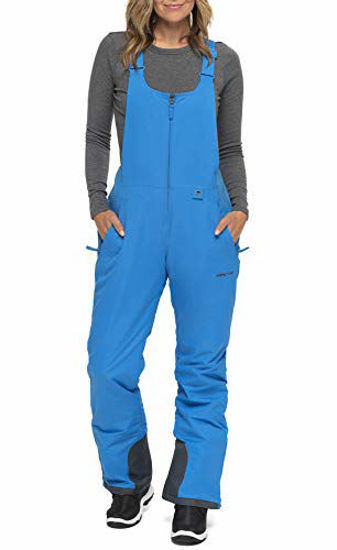 LDSKI Ski Bib Overalls Warm Waterproof Wear Resistant Elastic