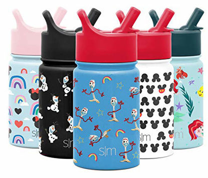 Simple Modern 10oz Disney Summit Kids Water Bottle Thermos with Straw Lid -  Dishwasher Safe Vacuum Insulated Double Wall Tumbler Travel Cup 18/8  Stainless Steel - Disney: Nightmare Before Christmas 