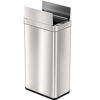 Picture of iTouchless 18 Gallon Wings-Open Sensor Trash Can with AbsorbX Odor Filter & Pet-Proof Lid, 68 Liter Stainless Steel Automatic Touchless Kitchen Garbage Bin