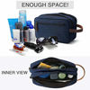 Picture of Men's Travel Toiletry Organizer Bag Dopp Kit Bathroom Bag (Blue Water-resistant)