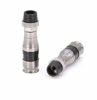 Picture of THE CIMPLE CO - Coaxial Cable Compression Fitting - Proudly Made in The USA - Connector - for RG11 Coax Cable - with Weather Seal O Ring, Weather Boot, and Water Tight Grip (100 Pack)