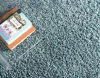 Picture of Unique Loom Solo Solid Shag Collection Modern Plush Light Slate Blue Area Rug (9' 0 x 12' 0)