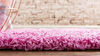 Picture of Unique Loom Solo Solid Shag Collection Modern Plush Taffy Pink Runner Rug (2' 6 x 16' 5)