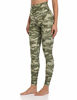 Picture of Colorfulkoala Women's High Waisted Pattern Leggings Full-Length Yoga Pants (S, Green & Beige Mixed Camo)