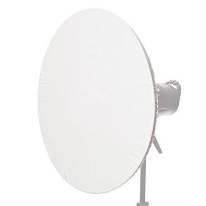 Picture of Fovitec - 1x 28 inch Alien Bees Mount Photography Beauty Dish - [Aluminum][Lightweight][White][Strobe & Monolight Compatible][Grid Not Included]