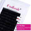 Picture of Lash Extensions D Curl FADLASH Eyelash Extensions 0.20 Premium Black Matte Classic Silk Eyelash Extensions (0.20-D, 12mm)