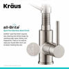 Picture of Kraus KPF-1610SFS-KSD-43SFS Bolden 18-Inch Single Handle Commercial Style Pull-Down Kitchen Faucet with Soap Dispenser, Spot Free Stainless Steel