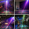 Picture of SUNY Laser Light Laser Projector DJ Stage Lighting 12 Gobos in Red Green Laser Light Blue Stars Mixed Effect Remote Control Stage Lighting Party Sound Activated Dance Show Xmas Holiday Home Decorative