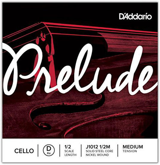 Picture of D'Addario Prelude Cello Single D String, 1/2 Scale, Medium Tension