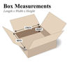 Picture of Partners Brand P14124 Flat Corrugated Boxes, 14"L x 12"W x 4"H, Kraft (Pack of 25)