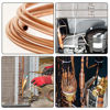 Picture of uxcell Refrigeration Tubing, 3/32" OD x 3/64" ID x 16 Ft Soft Coil Copper Tubing