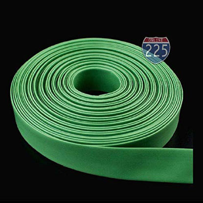 Picture of 20 FT 5/8" 16mm Polyolefin Green Heat Shrink Tubing 2:1 Ratio