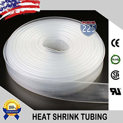 Picture of 225FWY 50 FT 5/16" 8mm Polyolefin Clear Heat Shrink Tubing 2:1 Ratio