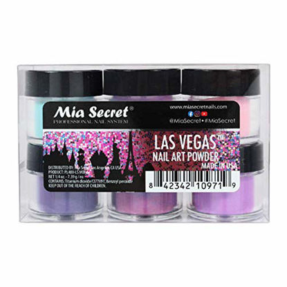 Mia Secret Flash Neon Nail Art Powder Collection (6pc)
