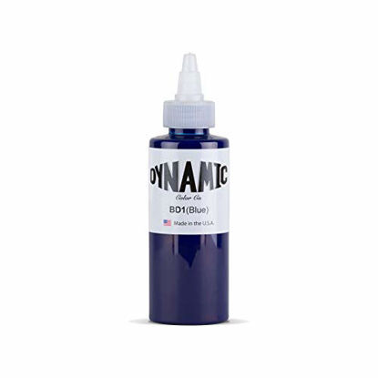 Picture of Dynamic Blue Tattoo Ink Bottle 4oz