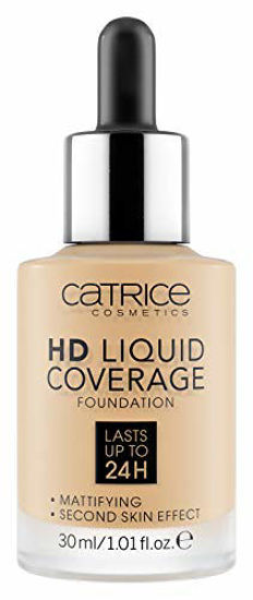 Picture of Catrice | HD Liquid Coverage Foundation | High & Natural Coverage | Vegan & Cruelty Free (037 | Golden Beige)