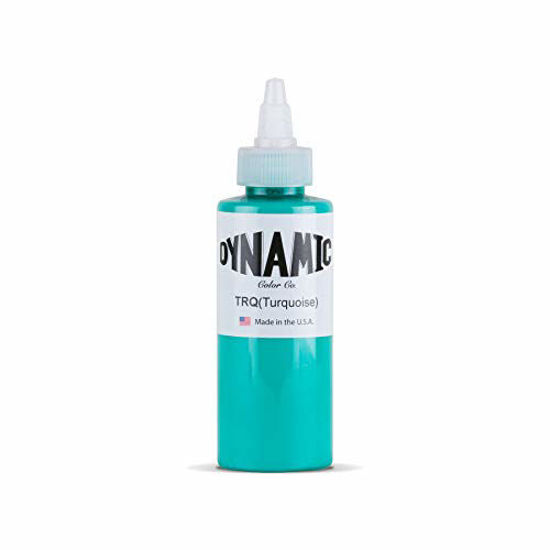 Picture of Dynamic Turquoise Tattoo Ink Bottle 4oz