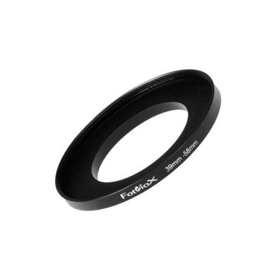 Picture of Fotodiox Metal Step Up Ring, Anodized Black Metal 39mm-58mm, 39-58 mm