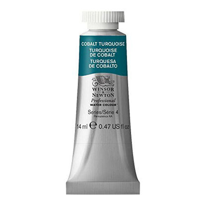 Picture of Winsor & Newton Professional Water Colour Paint, 14ml tube, Cobalt Turquoise