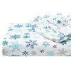 Picture of Eddie Bauer - Flannel Collection - 100% Premium Cotton Bedding Sheet Set, Pre-Shrunk & Brushed For Extra Softness, Comfort, and Cozy Feel, Twin, Tossed Snowflake