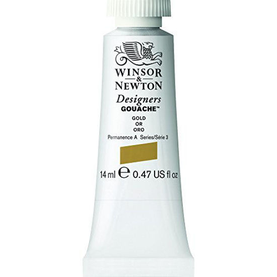 Picture of Winsor & Newton Designers Gouache Tube, 14ml, Gold