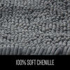 Picture of Gorilla Grip Original Luxury Chenille Bathroom Rug Mat, 44x26, Extra Soft and Absorbent Large Shaggy Rugs, Machine Wash Dry, Perfect Plush Carpet Mats for Tub, Shower, and Bath Room, Grey