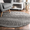 Picture of nuLOOM Moroccan Blythe Round Rug, 4' Round, Dark Grey