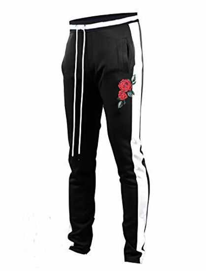 ProGo Men's Joggers Sweatpants Basic Fleece Marled Jogger Pant Elastic  Waist : : Clothing, Shoes & Accessories