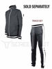 Picture of SCREENSHOTBRAND-S41700 Mens Hip Hop Premium Slim Fit Track Pants - Athletic Jogger Bottom with Side Taping-Mard Black-Large