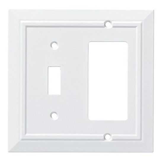 Picture of Franklin Brass W35246-PW-C Classic Architecture Switch/Decorator Wall Plate/Switch Plate/Cover, White