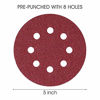 Picture of 5-Inch 8-Hole Hook and Loop Sanding Discs 70PCS, 40/80/120/240/320/600/800 Assorted Grits Sandpaper - Pack of 70