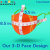 Picture of Crayola Teacher/Adult Reusable Cloth Face Mask Set, Cool Colors, Back to School Supplies