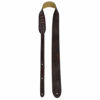 Picture of Perri's Leathers Deluxe Soft Italian Leather Guitar Strap, Super Soft Suede Backing, 2" inches Wide, Adjustable length from 43.5" to 56" inches, Mahogany