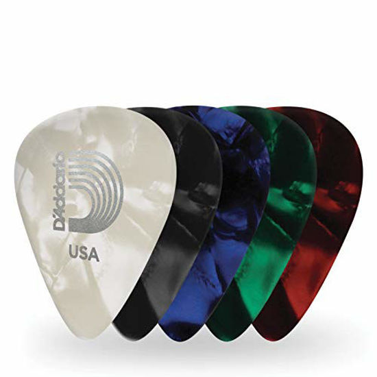 Picture of Planet Waves Assorted Pearl Celluloid Guitar Picks, 10 pack, Light