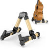 Picture of Portable Folding Ukulele Stand by Hola! Music - Gold Aluminum