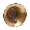 Picture of Extra Loud Solid Brass Hand Call Bell with Wooden Handle