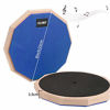 Picture of LOLUNUT 8 Inch Silent Drum Pad, Dumb Drum Beginner Rubber Practice Pad, with 5A Drum Sticks & Storage Bag