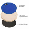 Picture of LOLUNUT 8 Inch Silent Drum Pad, Dumb Drum Beginner Rubber Practice Pad, with 5A Drum Sticks & Storage Bag