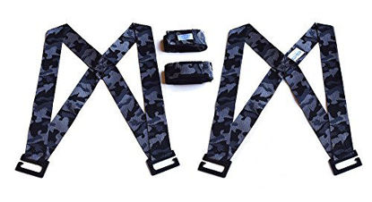 Picture of Forearm Forklift Harness 2-Person Shoulder Lifting and Moving System for Furniture, Appliances, Mattresses or Heavy Objects up to 800 Pounds, Urban Camo Special Edition