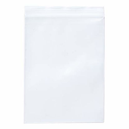 Picture of 3 x 4-inch 2Mil Small Clear Reclosable Zipper Poly Ziplock Storage Plastic Bags for Candy Cookies Cards, Pack of 200