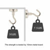 Picture of MHDMAG Magnetic Hooks, Magnetic Key Holder with Super Strong Neodymium Rare Earth Magnet for BBQ,Grill, Keys, Cruise, Curtain Rod, Fridge, Indoor Outdoor(Pack of 12)