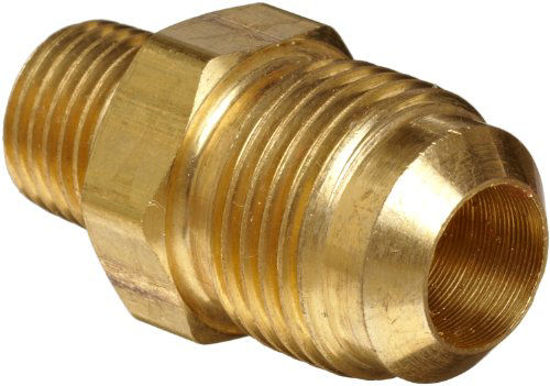 Picture of Anderson Metals-54048-0612 Brass Tube Fitting, Half-Union, 3/8" Flare x 3/4" Male Pipe