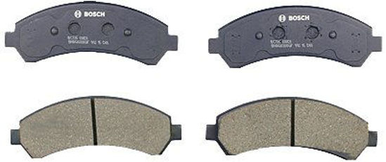 Picture of Bosch BC726 QuietCast Premium Ceramic Disc Brake Pad Set For Select Chevrolet Blazer, S10; GMC Jimmy, Sonoma; Isuzu Hombre; Oldsmobile Bravada; Front