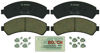 Picture of Bosch BC726 QuietCast Premium Ceramic Disc Brake Pad Set For Select Chevrolet Blazer, S10; GMC Jimmy, Sonoma; Isuzu Hombre; Oldsmobile Bravada; Front