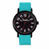 Picture of Speidel Scrub Watch IP BLK CASE, w/Black Dial and Teal Band